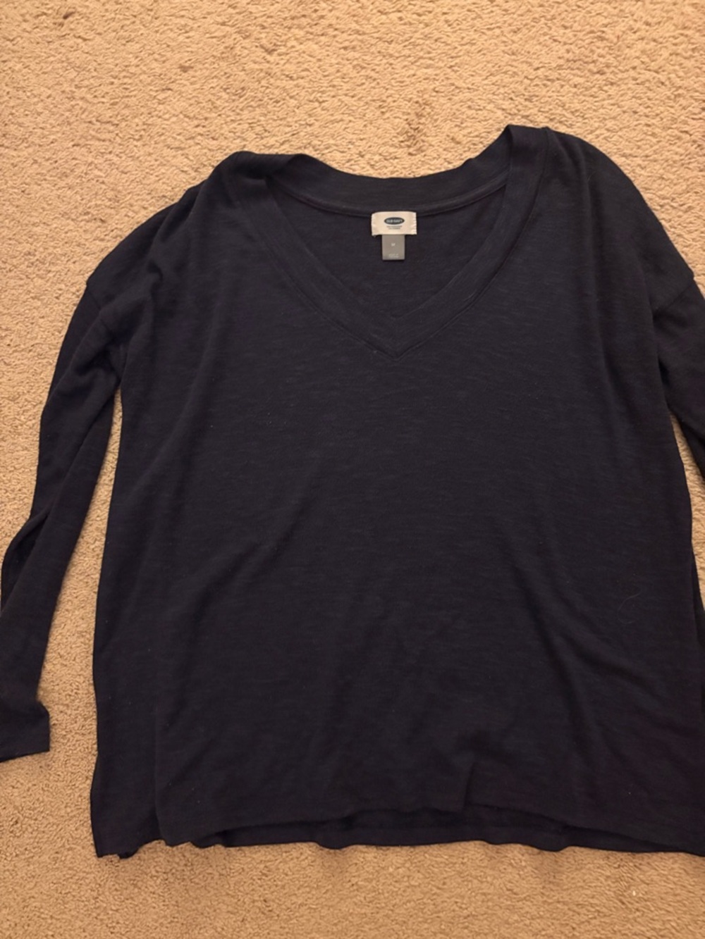 Old Navy Navy V-Neck Pullover Sweater